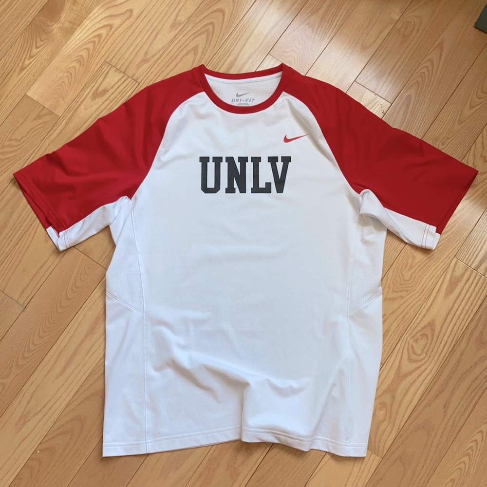 Men’s Nike Red and White shirt